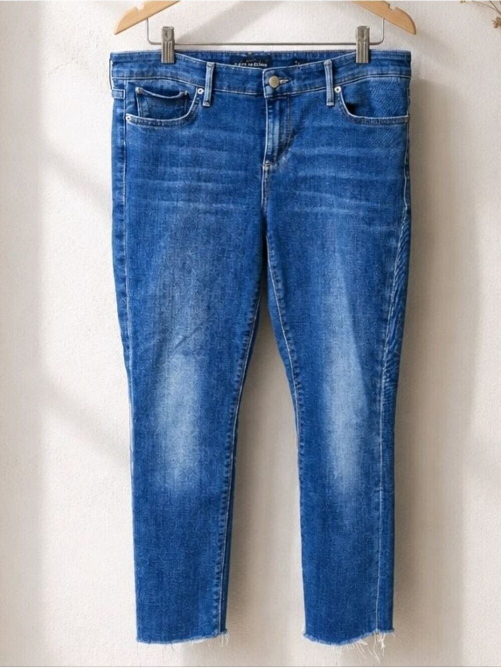 Lucky Brand Women High Rise Skinny Jeans Size 31 Medium Blue